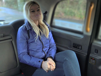 Faketaxi – Blonde gets backseat discount