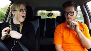 Fake Driving School Giggly Marketing Student Creampie