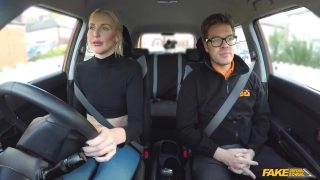 FakeDrivingSchool Confident Learner Squirts and Cums