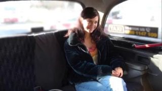 FakeTaxi Drivers cock fills passengers pussy