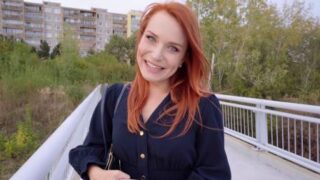 Public Agent Russian redhead fucked in public