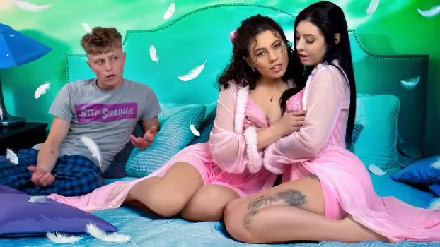 Step Siblings Beyond Bed Sharing Fucking My Jealous Stepsisters
